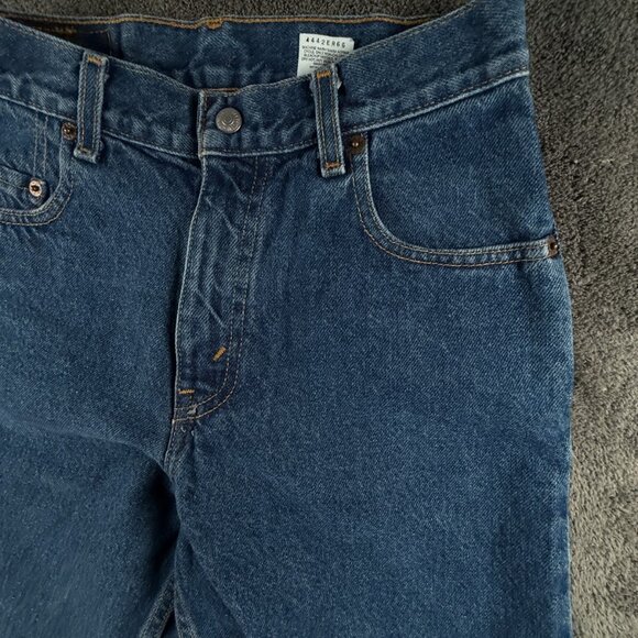 VTG Levi’s 565 Women Size 14 Loose Fit Blue Denim Jeans All Cotton ACTL 25x26.5 - Picture 3 of 16